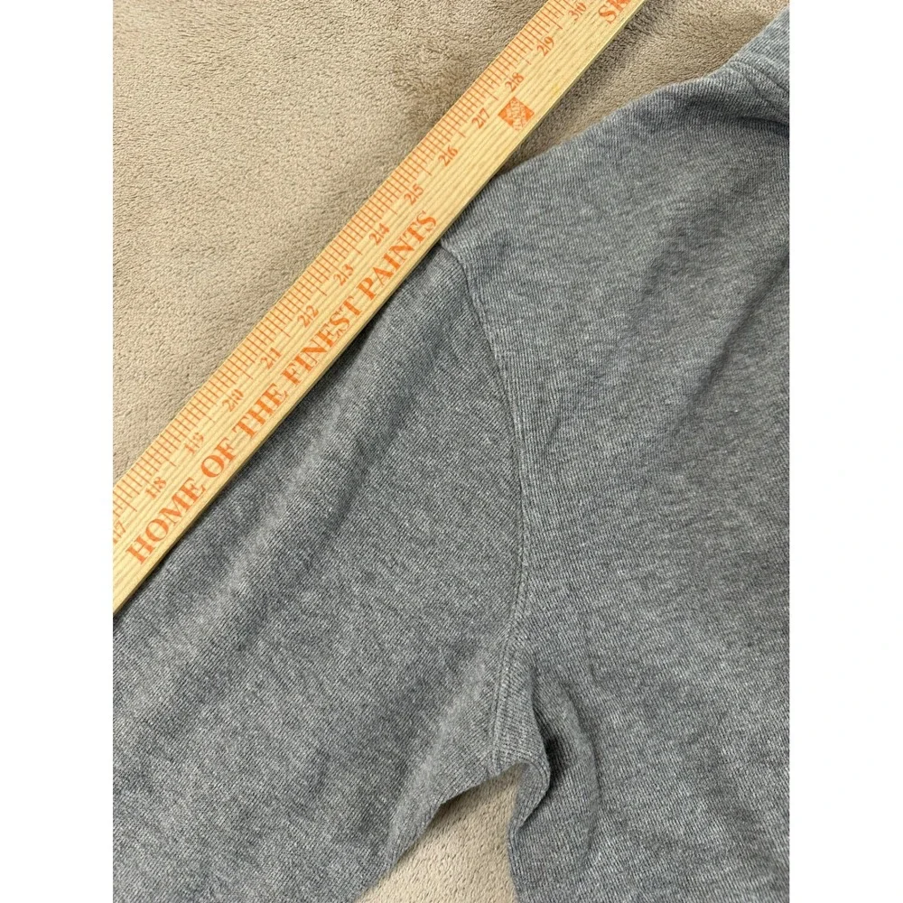 Polo Ralph Lauren Estate Rib 1/4 Zip Pullover Men XL Gray Fresh Pony EUC‎